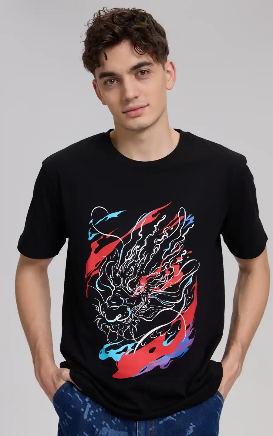 Dragon in the Spirit Flame T-shirt