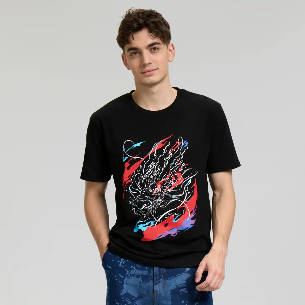 Title: No.371 Dragon in the Spirit Flame