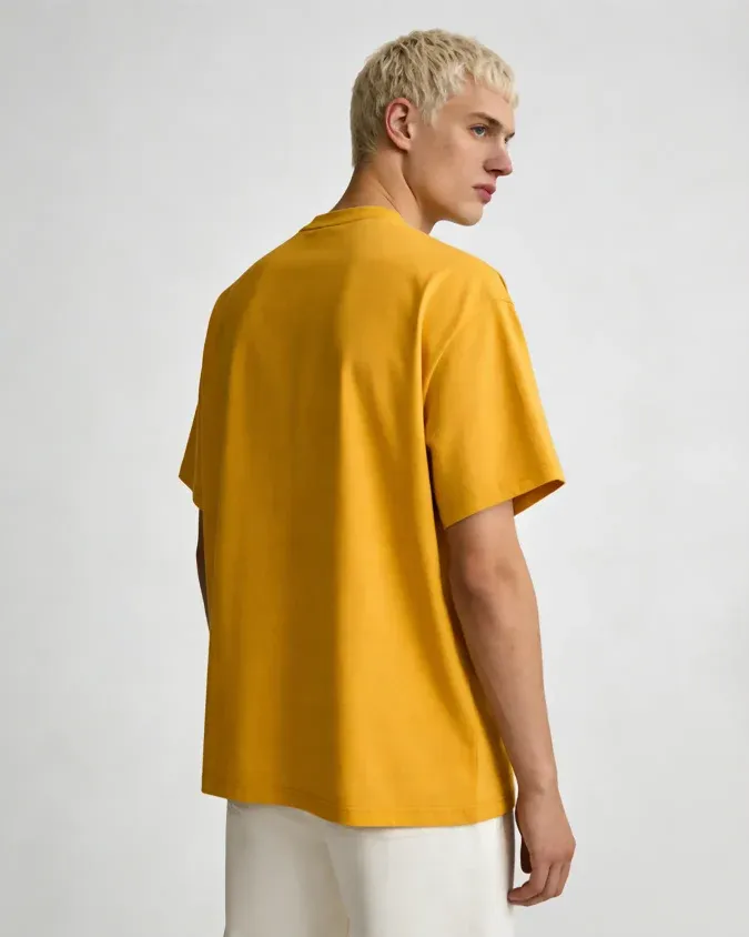 Side profile of the Old Shanghai in Line T-shirt.